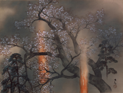 夜桜