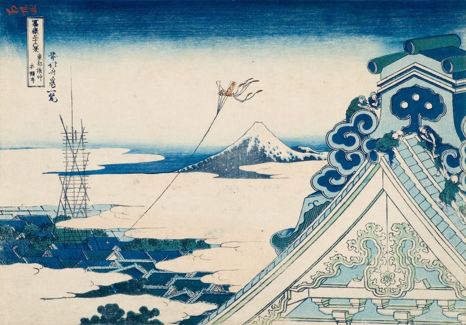 冨嶽三十六景 東都浅草本願寺 | 葛飾北斎 | 収蔵品詳細 | 作品を