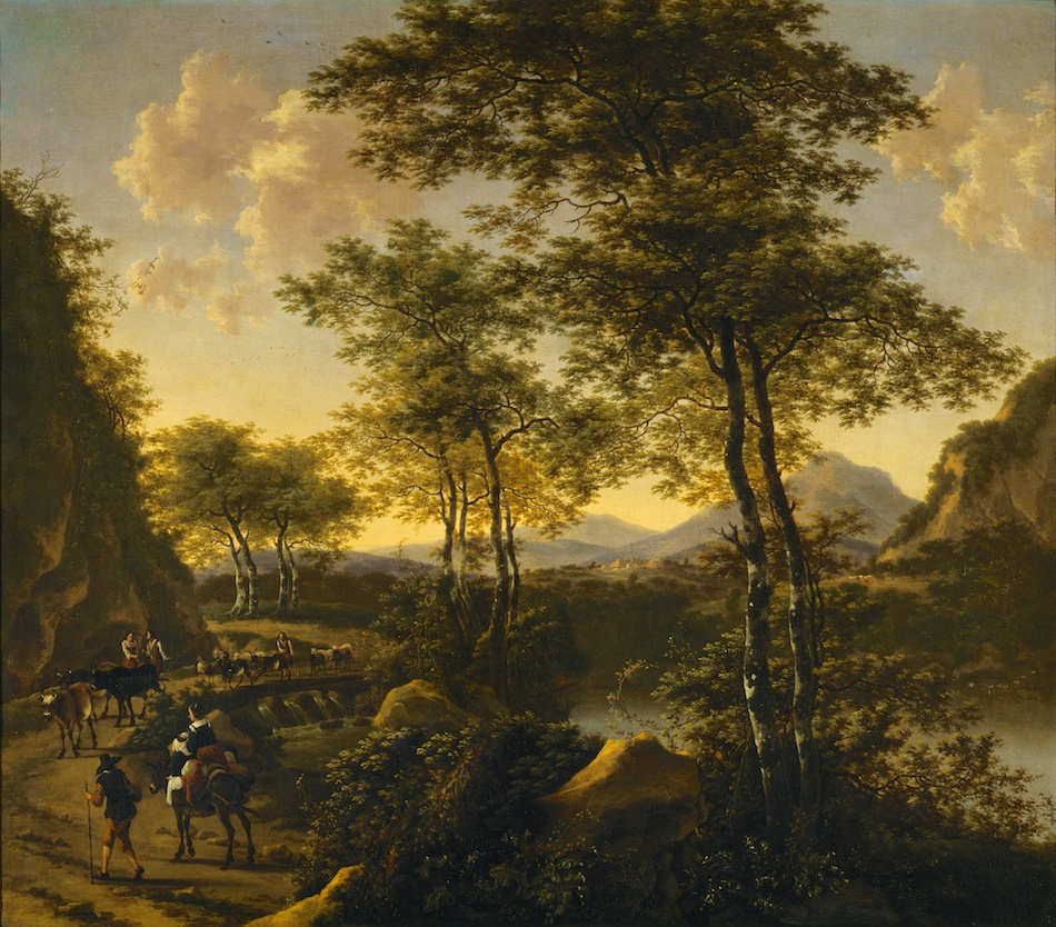 木立のある風景 ウィルム デ ヘゥス 作品詳細 東京富士美術館