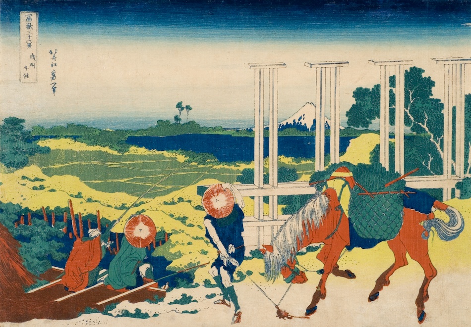 冨嶽三十六景 武州千住 | 葛飾北斎 | 作品詳細 | 東京富士美術館