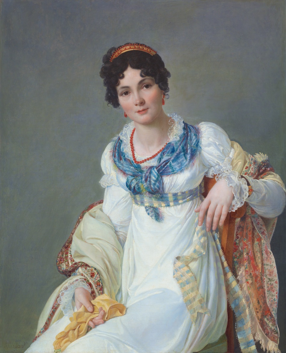 貴婦人の肖像 フランソワ アンリ ミュラール 作品詳細 東京富士美術館