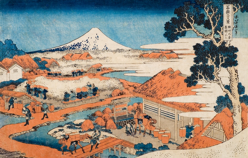 冨嶽三十六景 駿州片倉茶園ノ不二 | 葛飾北斎 | 作品詳細 | 東京富士美術館
