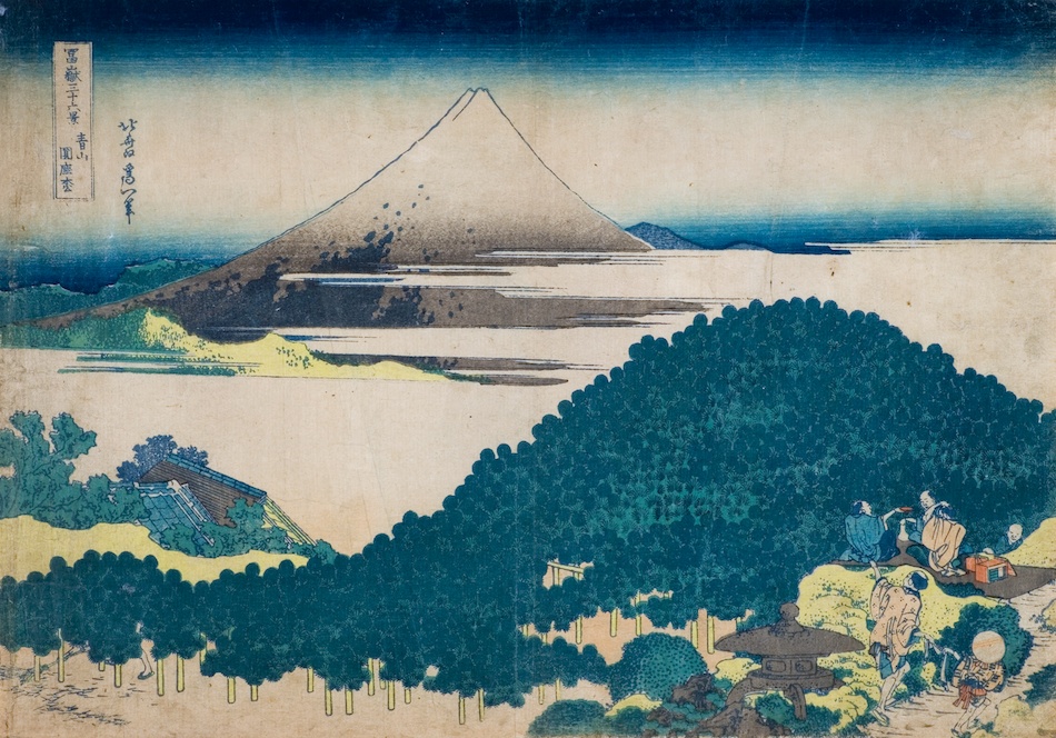 冨嶽三十六景 青山円座松 | 葛飾北斎 | 作品詳細 | 東京富士美術館