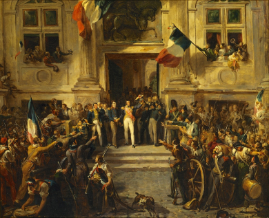 La Fayette Introducing Louis-Philippe to the People of Paris, Guillaume  Guillon Lethière, Profile of Works