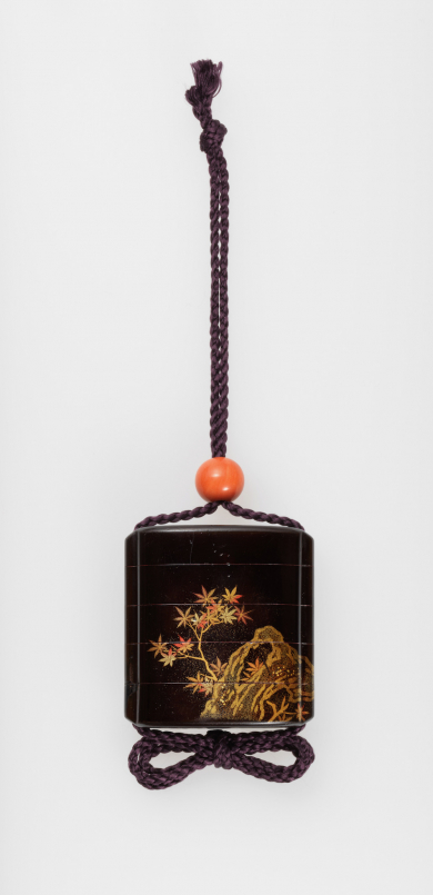 紅葉蒔絵印籠 銘 桃葉 花押 飯塚桃葉 初代 作品詳細 東京富士美術館