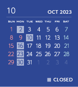 カレンダー202310
