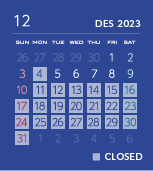 カレンダー202312