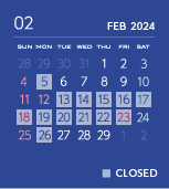 カレンダー202402