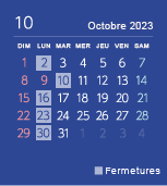 カレンダー202310