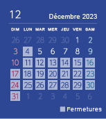 カレンダー202312