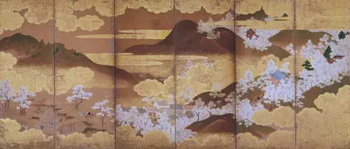 吉野山図屏風 - ジャパンサーチ