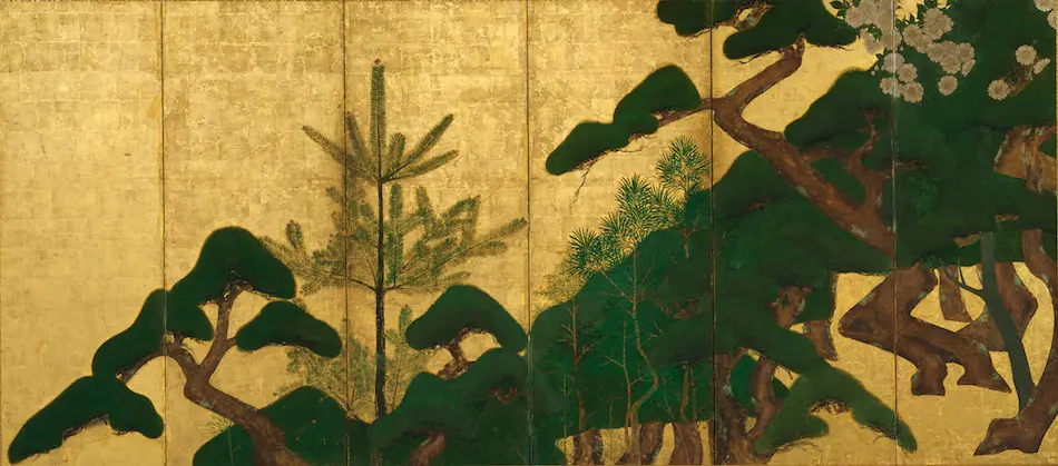 版画 正樹 緑と金の風景画 昭和大東京百図絵版画完制判 第十二景 春の銀座夜景 | ToMuCo - Tokyo