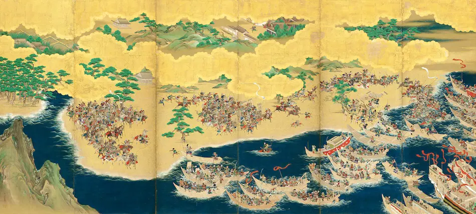 源平合戦 源平合戦図屏風 - ジャパンサーチ