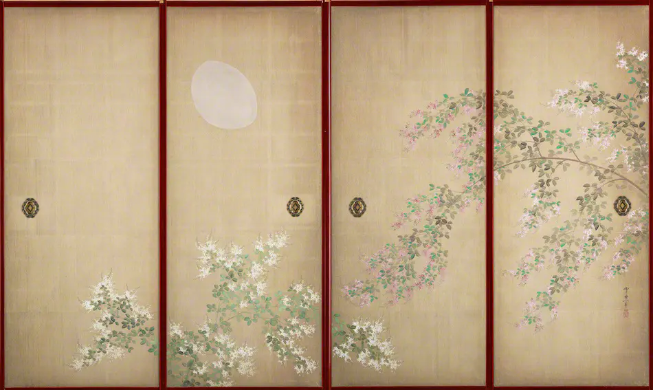 掛軸-1706　俵屋宗達　墨梅図　印刷工芸作品　講談社　昭和52年 掛軸-1706 俵屋宗達 墨梅図 印刷工芸作品 講談社 昭和52年 - メルカリ