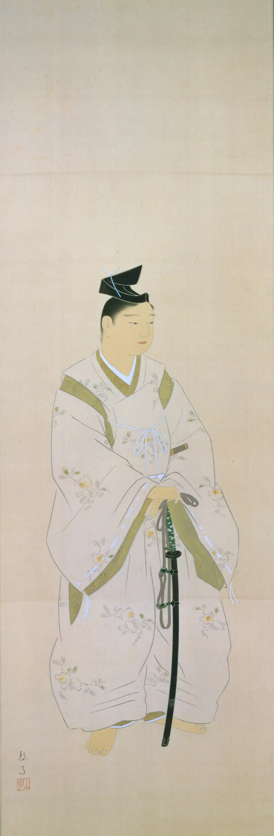 【真作】掛軸　西堀刀水　楠公父子之図　日本画　歴史画　合箱入　U41 楠公父子図 - ジャパンサーチ